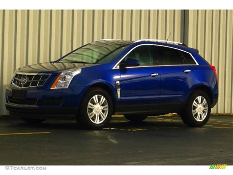 2012 Xenon Blue Metallic Cadillac Srx Luxury Awd 77107377 Car Color Galleries