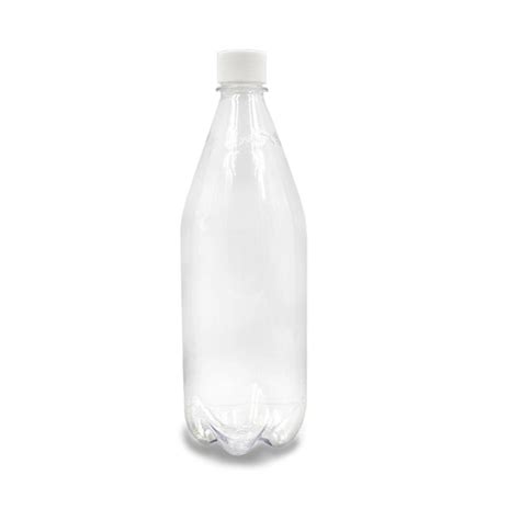 Custom Empty Clear 800ml PLA Plastic Soda Bottle Eco Friendly