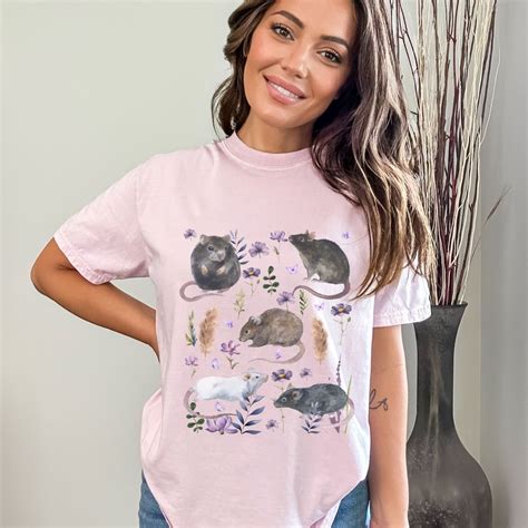 Rat Shirt Kawaii Clothes Cute Rats Tshirt Rat Mom Rats Lover T Shirt