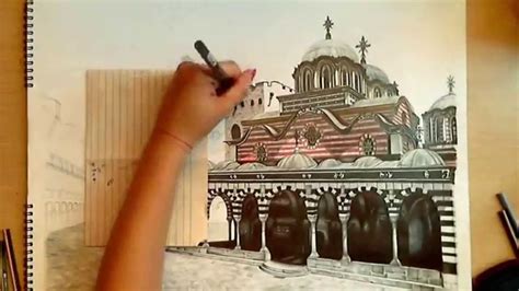 Monastery Drawing At Explore Collection Of