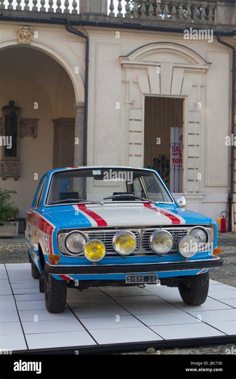 Turin, Italy, 10th June 2017. A 1970 Volvo 142 Rally. Volvo celebrates ...