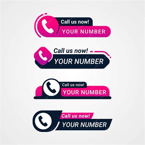 Premium Vector Call Us Now Button