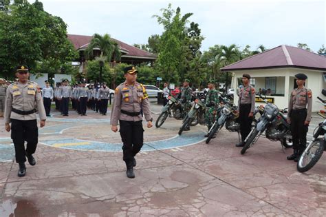 Apel Kesiapan Kampanye Pemilu 2024 Ops Mantap Brata Ini Pesan Kapolres