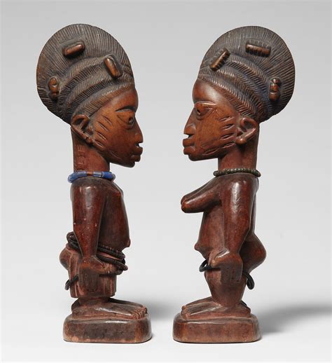 A Pair Of Yoruba Ibeji Figures Nigeria Artkhade