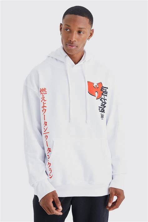 Oversized Wu Tang License Hoodie Boohoo