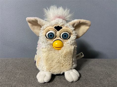 Vintage Furby 1998 White Sheep Lamb Retro 90s Furby Toy Tiger Etsy