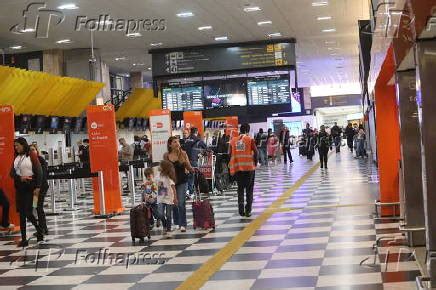 Folhapress Fotos Aeroporto De Congonhas Segue Movimenta O