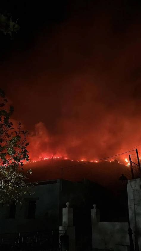 Un Incendio Forestal En Ràfol Dalmúnia Obliga A Desalojar El Municipio