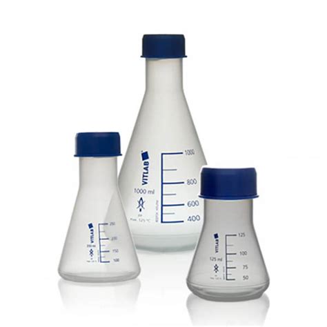 Brandtech Scientific Erlenmeyer Flasks Pp With Screw Caps Pp