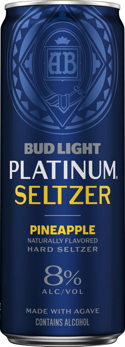 Bud Light Platinum Seltzer Pineapple Tap Into Your Beer