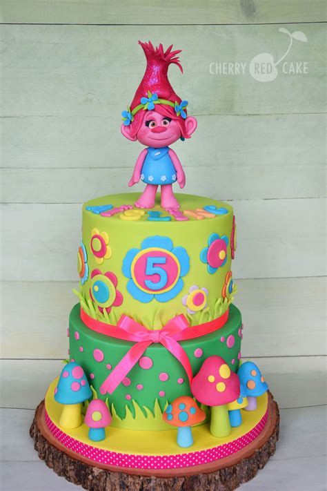 Trolls Cake Poppy Trolls Birthday Cake Trolls Cake Cake