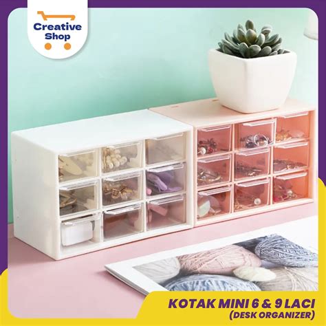 Jual CREATIVESHOP Kotak Laci Mini Serbaguna Jiugongge Storage Box