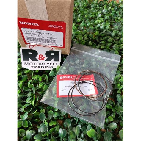 Piston Ring Set Std Honda Click125 V1 V2 V3 Genuine Part Shopee