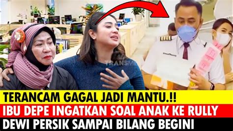 Auto Panik Ibu Dewi Persik Ingatkan Hal Ini Ke Pilot Rully Rian