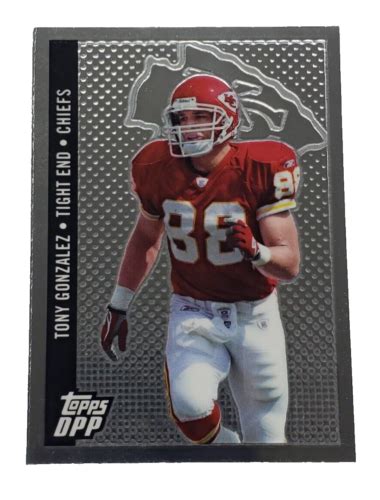 2006 Topps Draft Picks Prospects Football Chrome Tony Gonzalez 39 KC