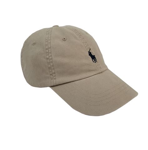 POLO RALPH LAUREN Czapka z daszkiem Beżowa 13686299271 Allegro pl