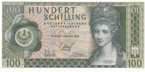 Sterreich Schilling Banknote Unc Ma Shops