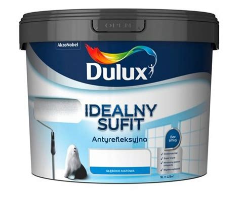 FARBA DULUX IDEALNY SUFIT biała do sufitów 9l 8585897263