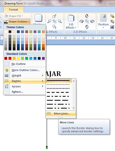 Cara Membuat Cover Dengan Garis Tegap Di Microsoft Word