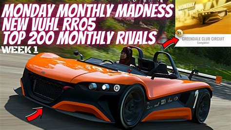 FORZA HORIZON 4 NEW VUHL RR05 First Drive Monthly Rivals Monday