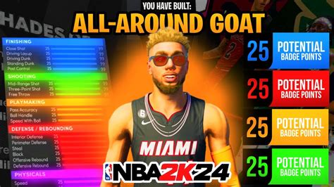 BEST ALL AROUND ISO BUILD In NBA 2K24 BROKEN 4 WAY GOAT BUILD