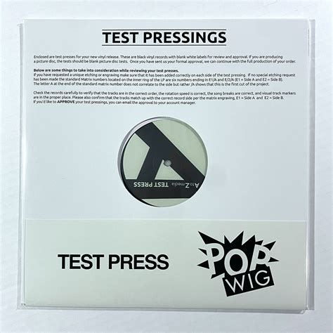 POP WIG TEST PRESS Mary Jane Dunphe Stage Of Love LP