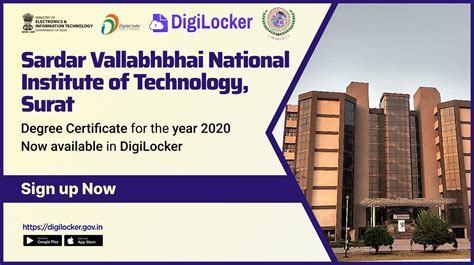 DigiLocker On Twitter Sardar Vallabhbhai National Institute Of