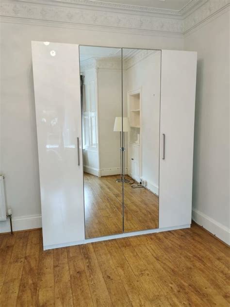 High Gloss White Ikea Pax Wardrobes In Balgreen Edinburgh Gumtree