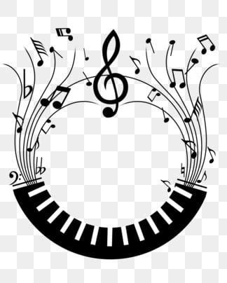 Piano notes clip art - anmoz