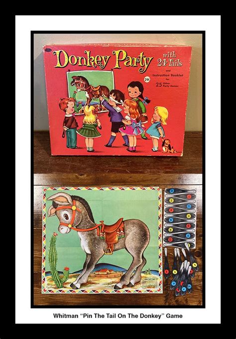 Whitman Pin The Tail On The Donkey Game Comic Books Comic Book Cover