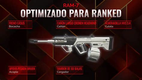 RAM 7 Desatada La guía completa del mejor Cargador para Battle Royale