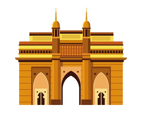 Indian National Building And Monument Icon 1511390 Vector Art At Vecteezy