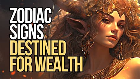 Zodiac Signs Destined For Wealth Youtube