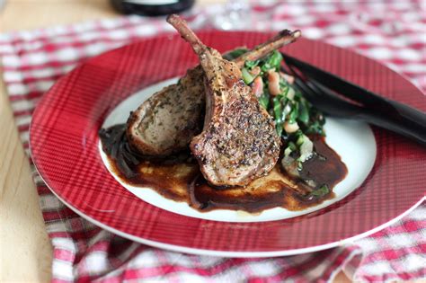 Lamb Chops With Herbs And Balsamic Sauce Lamb Chops Lamb Dishes Lamb Recipes