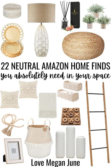 22 Neutral Amazon Home Decor Finds You Absolutely Need Love Megan