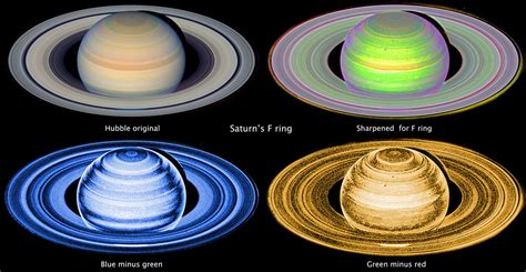 Hubble Captures Saturn S F Ring Esa Hubble