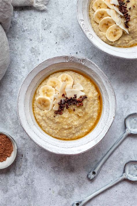 Hirse Porridge Mit Banane Und Kokosmilch Rezept Elle Republic