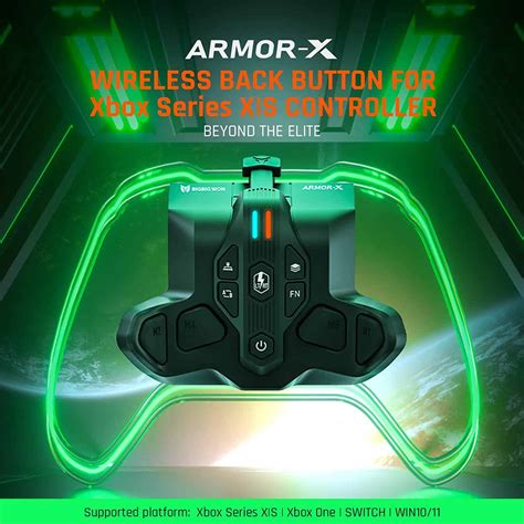 Bigbig Won Armor X Wireless Back Buttons Attachment Black For Xbox