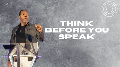 Sunday Service Think Before You Speak Youtube