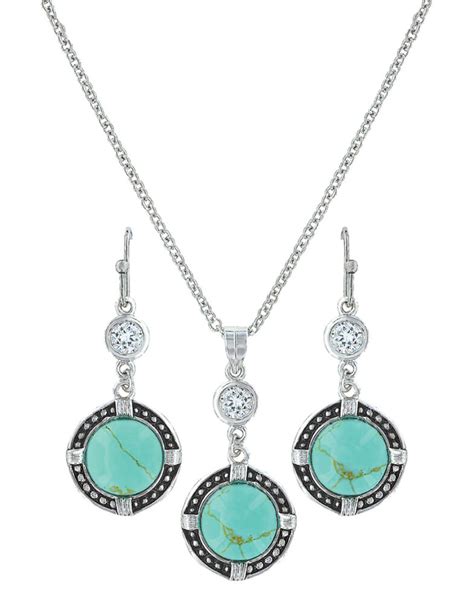 Montana Silversmiths True North Turquoise Jewelry Set | Sheplers