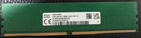 全台首發 SK Hynix DDR5 5600 ADIE 原廠綠色普條16G 2 空冷頻率超頻實錄 滄者極限