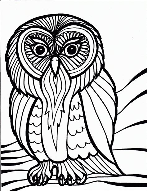 Free Printable Owl Coloring Pages For Kids