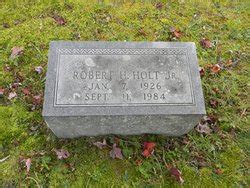 Robert Henry Holt Jr 1926 1984 Mémorial Find a Grave