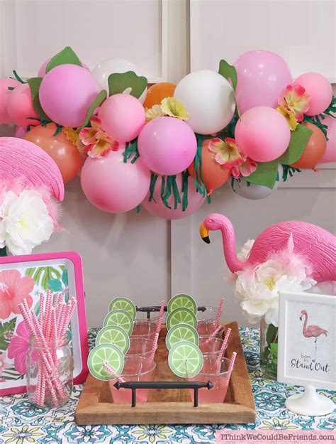 Cheap But Classy Flamingo Baby Shower Party Decoration Ideas All With