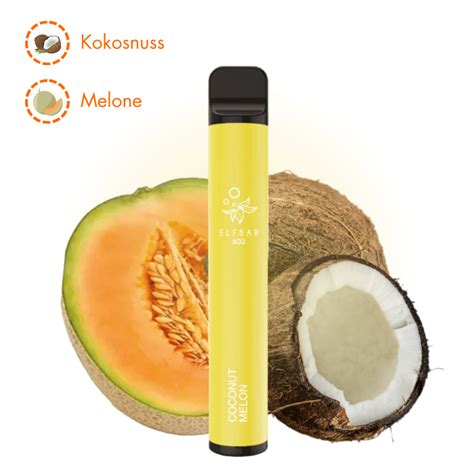 Elfbar 600 Coconut Melon Mit Nikotin Gratis Versand Ab 30