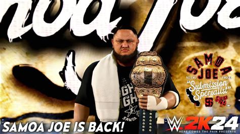 WWE 2K24 Samoa Joe W Destroyer Entrance Theme GFX Pack Crazy WWE