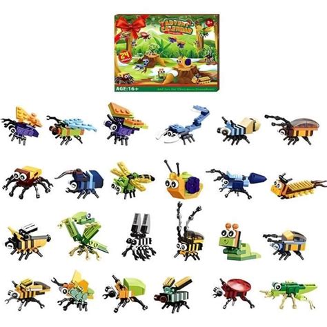 Calendrier De L Avent Jouet De Construction S Rie D Insectes D