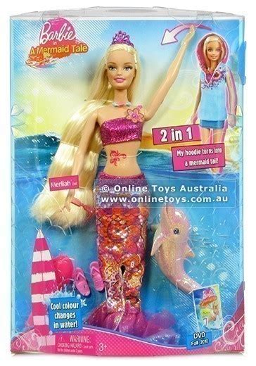 Barbie In A Mermaid Tale In Merliah Doll Online Toys Australia