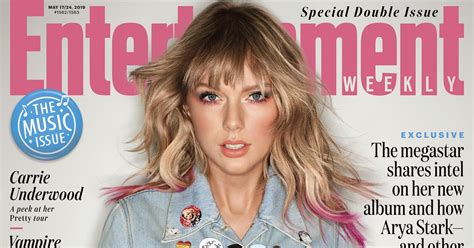 Taylor Swift Entertainment Weekly Cover May 2019 Popsugar Entertainment