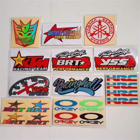 Jual Sticker Cutting Driver Muda HRC Racinghell Racing Team Semakin